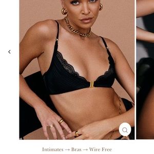 COPY - Bydee ELIRA BRALETTE IN NOCHE NWOT